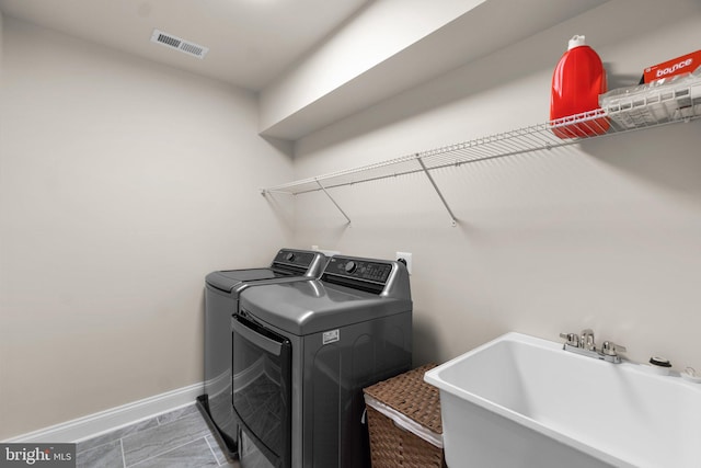 766 Chatelaine Ct, Eldersburg, MD 21784 - washroom featuring washer and dryer and baseboards