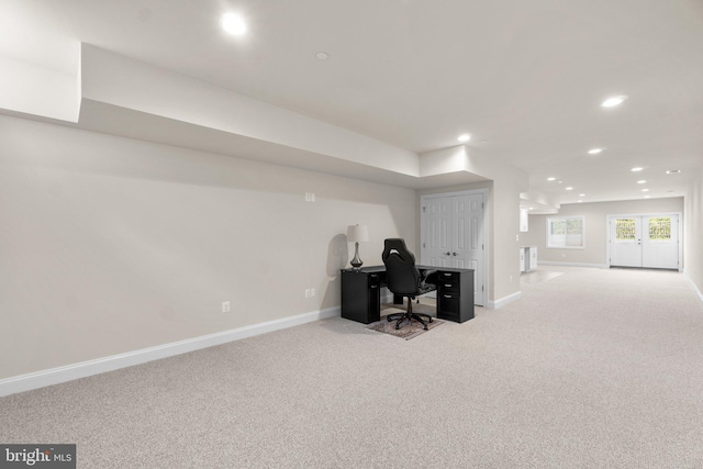 766 Chatelaine Ct, Eldersburg, MD 21784 - office space featuring light carpet and recessed lighting