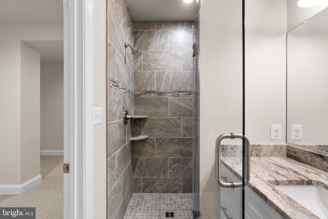 766 Chatelaine Ct, Eldersburg, MD 21784 - full bath featuring a shower stall and vanity