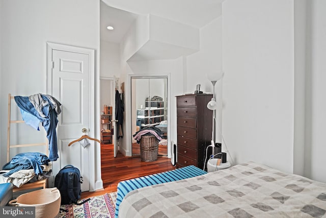 1413 Hopkins St NW, Washington, DC 20036 - bedroom featuring wood finished floors and a closet