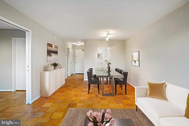 2939 Van Ness St NW Unit 1144, Washington, DC 20008 - dining area featuring baseboards