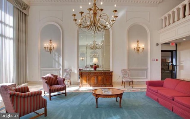 1300 Army Navy Dr Unit 803, Arlington, VA 22202 - common area with a towering ceiling
