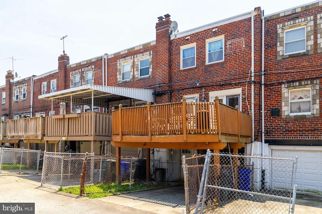 8627 Gilbert St, Philadelphia, PA 19150 - back of property featuring brick siding