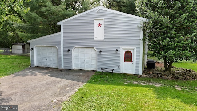 12 Thruway Dr, Colora, MD 21917 - detached garage with cooling unit