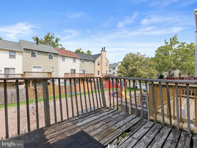 7677 E Arbory Ct Unit 231, Laurel, MD 20707 - deck with a residential view