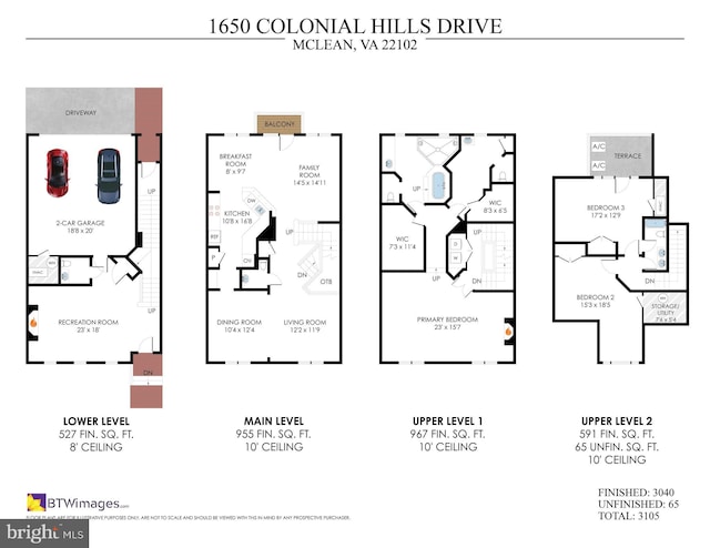 1650 Colonial Hills Dr, Mclean, VA 22102 - view of room layout