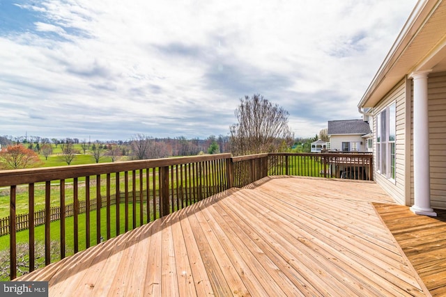 13225 Manor S, Mount Airy, MD 21771 - wooden deck featuring a lawn