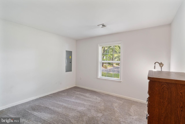 403 S Brynwood Dr, Browns Mills, NJ 08015 - unfurnished room with electric panel, carpet floors, and baseboards