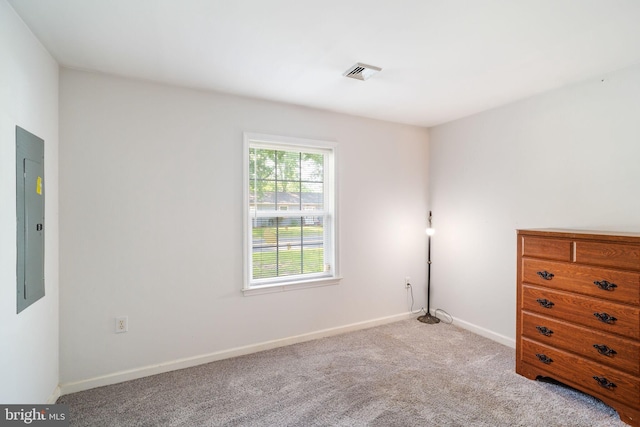403 S Brynwood Dr, Browns Mills, NJ 08015 - unfurnished bedroom with electric panel, carpet floors, and baseboards