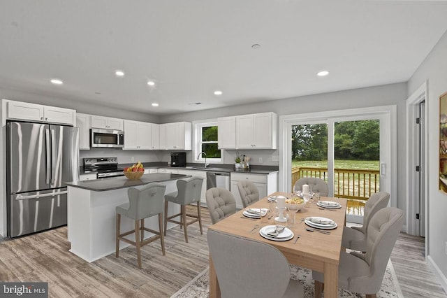 3376 Jefferson Pond Rd, Federalsburg, MD 21632 - dining space with recessed lighting and light wood-type flooring