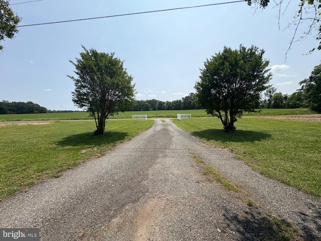 6525 Nomini Hall Rd, Hague, VA 22469 - view of dirt / gravel road with a view of rural / pastoral area