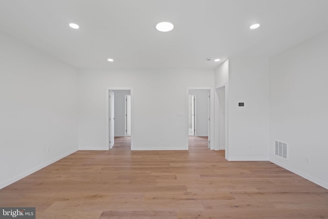 3750 Wheatsheaf Rd, Huntingdon Valley, PA 19006 - spare room featuring recessed lighting, baseboards, and light wood finished floors
