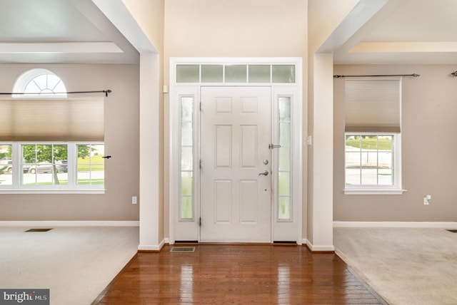 168 Joshua Dr, Hanover, PA 17331 - entrance foyer featuring plenty of natural light, wood finished floors, and a raised ceiling