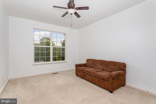 168 Joshua Dr, Hanover, PA 17331 - sitting room with carpet floors and ceiling fan