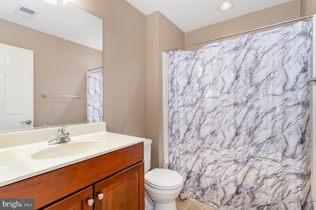168 Joshua Dr, Hanover, PA 17331 - full bath with vanity, tile patterned flooring, and a shower with shower curtain