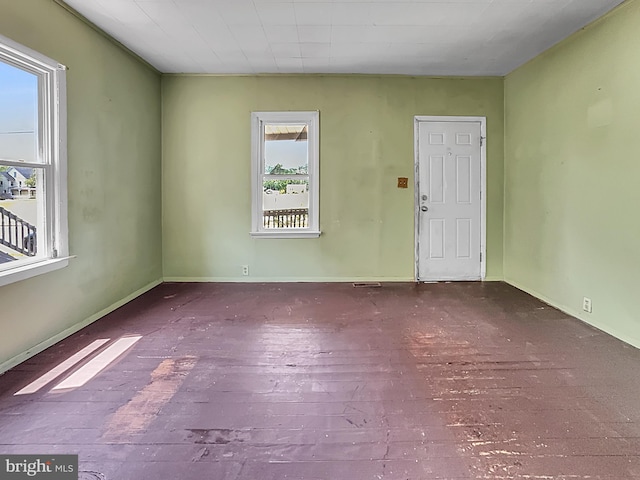 123 W Foundry St, Millville, NJ 08332 - spare room featuring hardwood / wood-style flooring and baseboards