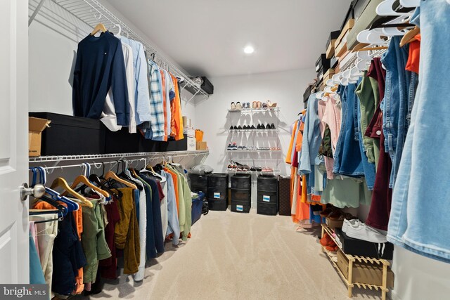 9400 Kinnerton Dr, Midlothian, VA 23112 - spacious closet featuring carpet flooring