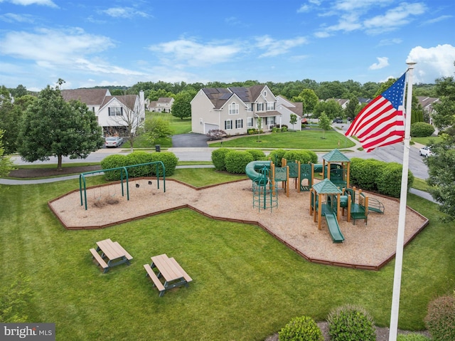 127 Watch Hill Rd, East Fallowfield Township, PA 19320 - community jungle gym featuring a lawn