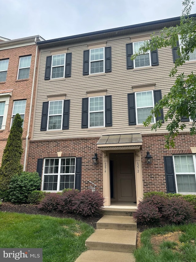 6274 Aster Haven Cir, Haymarket, VA 20169 - view of property featuring brick siding