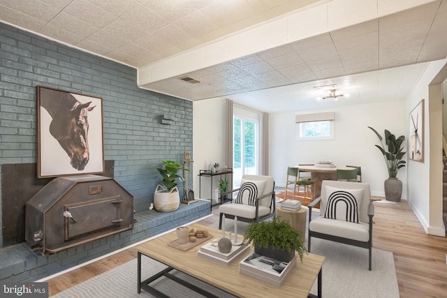 27136 Dogwood Ln, Mechanicsville, MD 20659 - living room featuring wood finished floors and baseboards