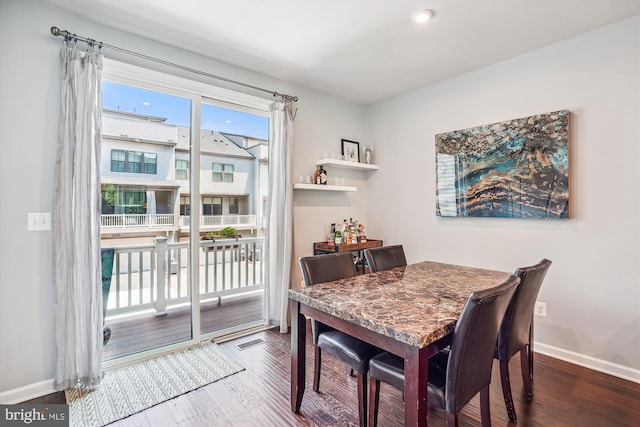 43436 Apple Orchard Sq, Ashburn, VA 20148 - dining room with wood finished floors and baseboards