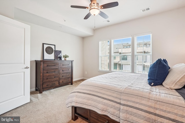43436 Apple Orchard Sq, Ashburn, VA 20148 - carpeted bedroom with baseboards and a ceiling fan