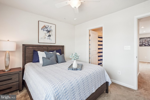 43436 Apple Orchard Sq, Ashburn, VA 20148 - carpeted bedroom featuring a walk in closet and a ceiling fan