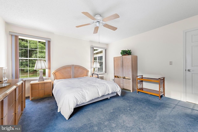 2 Cottonwood Dr, Barnegat, NJ 08005 - bedroom with dark colored carpet and ceiling fan
