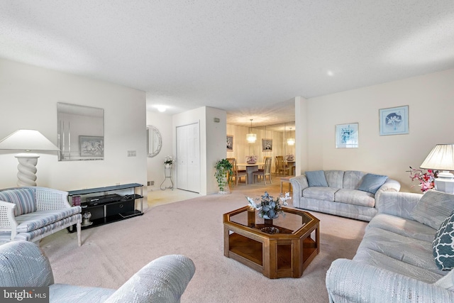 2 Cottonwood Dr, Barnegat, NJ 08005 - living area with carpet and a textured ceiling