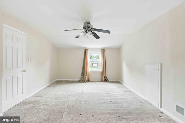 6937 Halleck St, District Heights, MD 20747 - unfurnished room with carpet and a ceiling fan