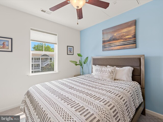 20005 Newry Dr Unit Y13, Rehoboth Beach, DE 19971 - carpeted bedroom with baseboards and ceiling fan