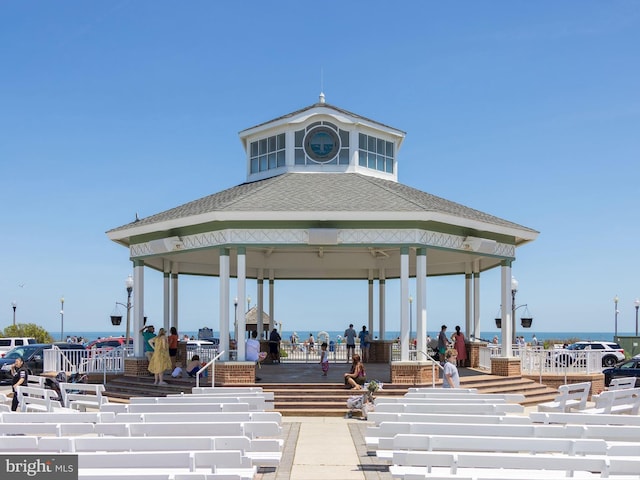 20005 Newry Dr Unit Y13, Rehoboth Beach, DE 19971 - view of community featuring a gazebo and a water view