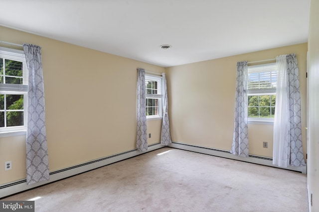 1404 Stockton Rd, Joppa, MD 21085 - unfurnished room featuring carpet flooring and a baseboard radiator