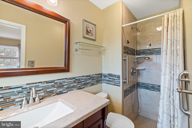 1404 Stockton Rd, Joppa, MD 21085 - bathroom featuring vanity and a tile shower