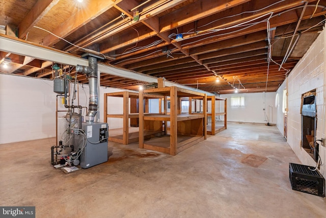 1404 Stockton Rd, Joppa, MD 21085 - below grade area featuring a heating unit