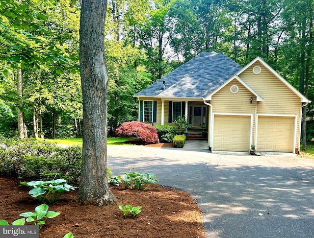 101 Battlefield Rd, Locust Grove, VA 22508 - view of front of house featuring asphalt driveway, an attached garage, and a shingled roof