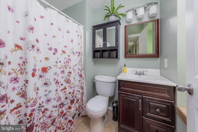 621 Foxton Ct, West Deptford, NJ 08051 - bathroom with toilet, vanity, and a shower with curtain