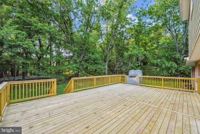 5202 Bayne Pl, Temple Hills, MD 20748 - deck featuring view of scattered trees