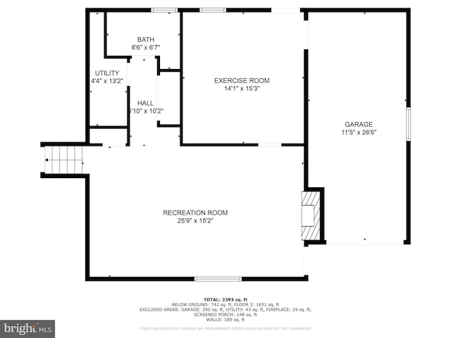 6622 Skyline Ct, Alexandria, VA 22307 - home floor plan