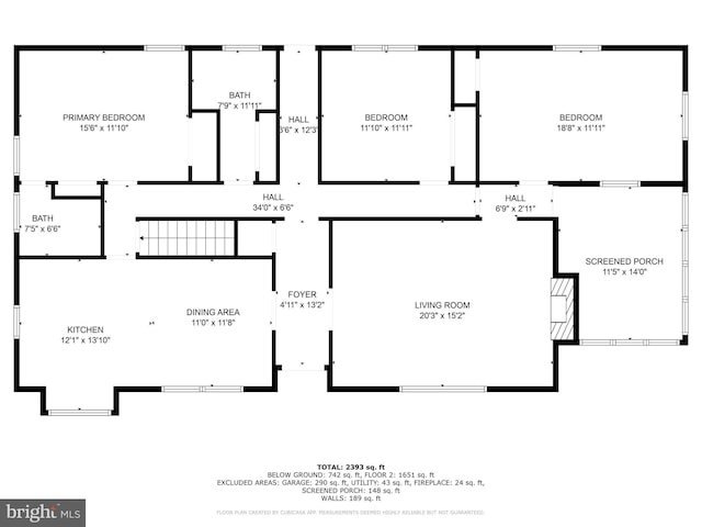 6622 Skyline Ct, Alexandria, VA 22307 - property floor plan