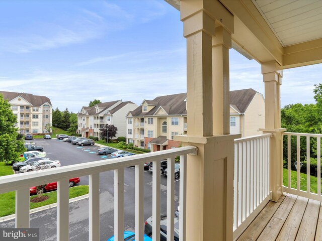 6344 Springwater Ter Unit 1141, Frederick, MD 21701 - balcony featuring a residential view