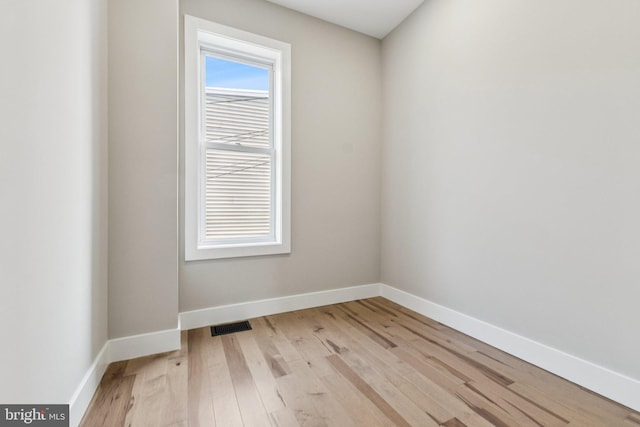 344 Elm St NW, Washington, DC 20001 - unfurnished room with light wood finished floors and baseboards
