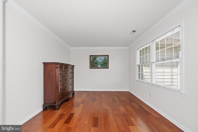 915 Mather Dr, Bear, DE 19701 - unfurnished room with wood finished floors and crown molding