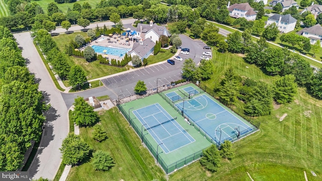 915 Mather Dr, Bear, DE 19701 - aerial overview of property's location featuring a pool area