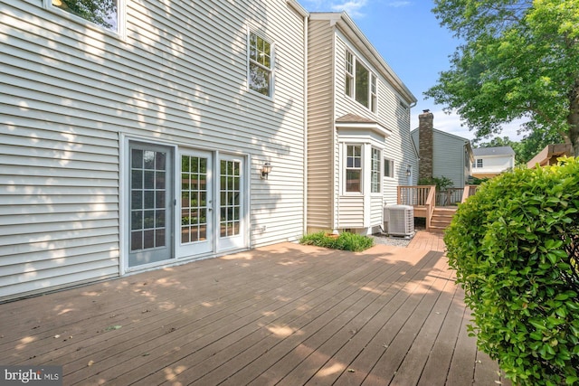 6015 Forest Run Dr, Clifton, VA 20124 - deck with cooling unit