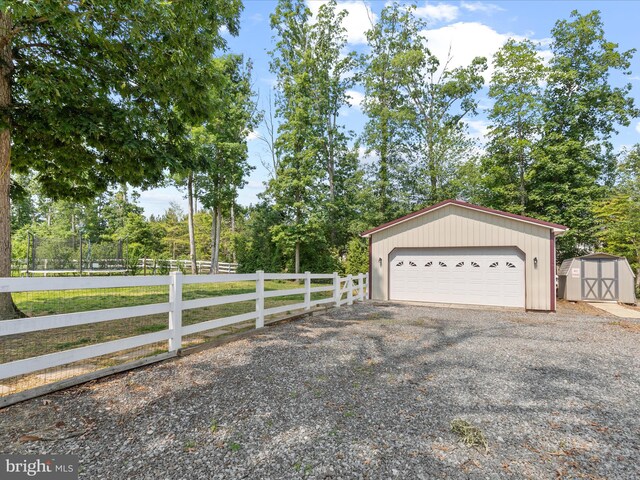 18390 Hudson Rd, Milton, DE 19968 - view of side of home with a garage