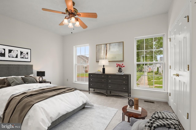 542 June Apple Ct, Abingdon, MD 21009 - carpeted bedroom featuring ceiling fan and baseboards