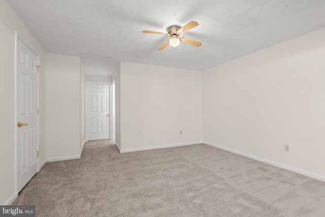 542 June Apple Ct, Abingdon, MD 21009 - carpeted empty room with a textured ceiling, a ceiling fan, and baseboards