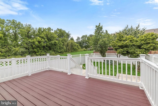 542 June Apple Ct, Abingdon, MD 21009 - view of wooden deck