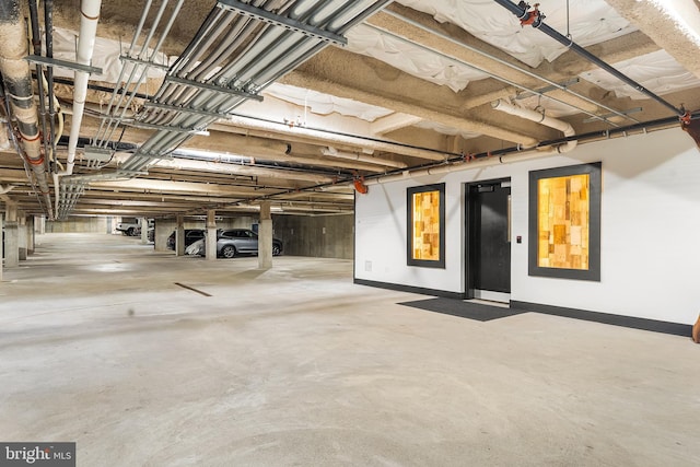 427 E Lancaster Ave Unit 1202, Wayne, PA 19087 - parking deck with baseboards